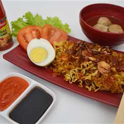 Indomie Soto Panggang Kuah Bakso